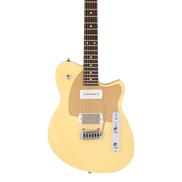 Front of Reverend Charger H90 Wilkinson Powder Yellow.