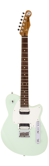 Full frontal of Reverend Charger Standard HH Iconic Blue.