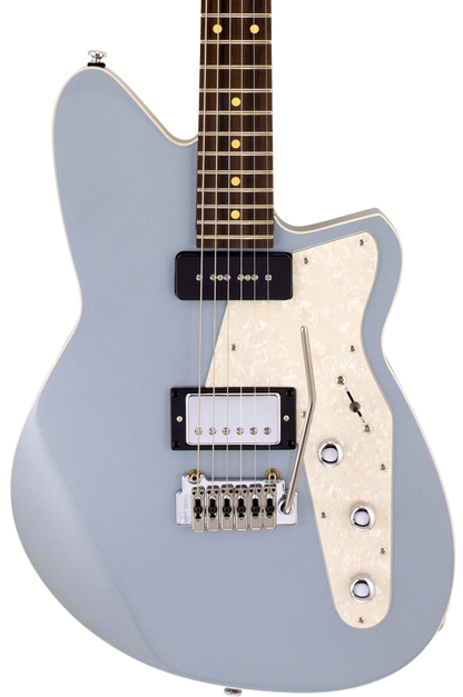 Front of Reverend Double Agent W Metallic Silver Freeze RW.