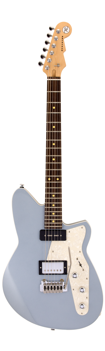 Full frontal of Reverend Double Agent W Metallic Silver Freeze RW.