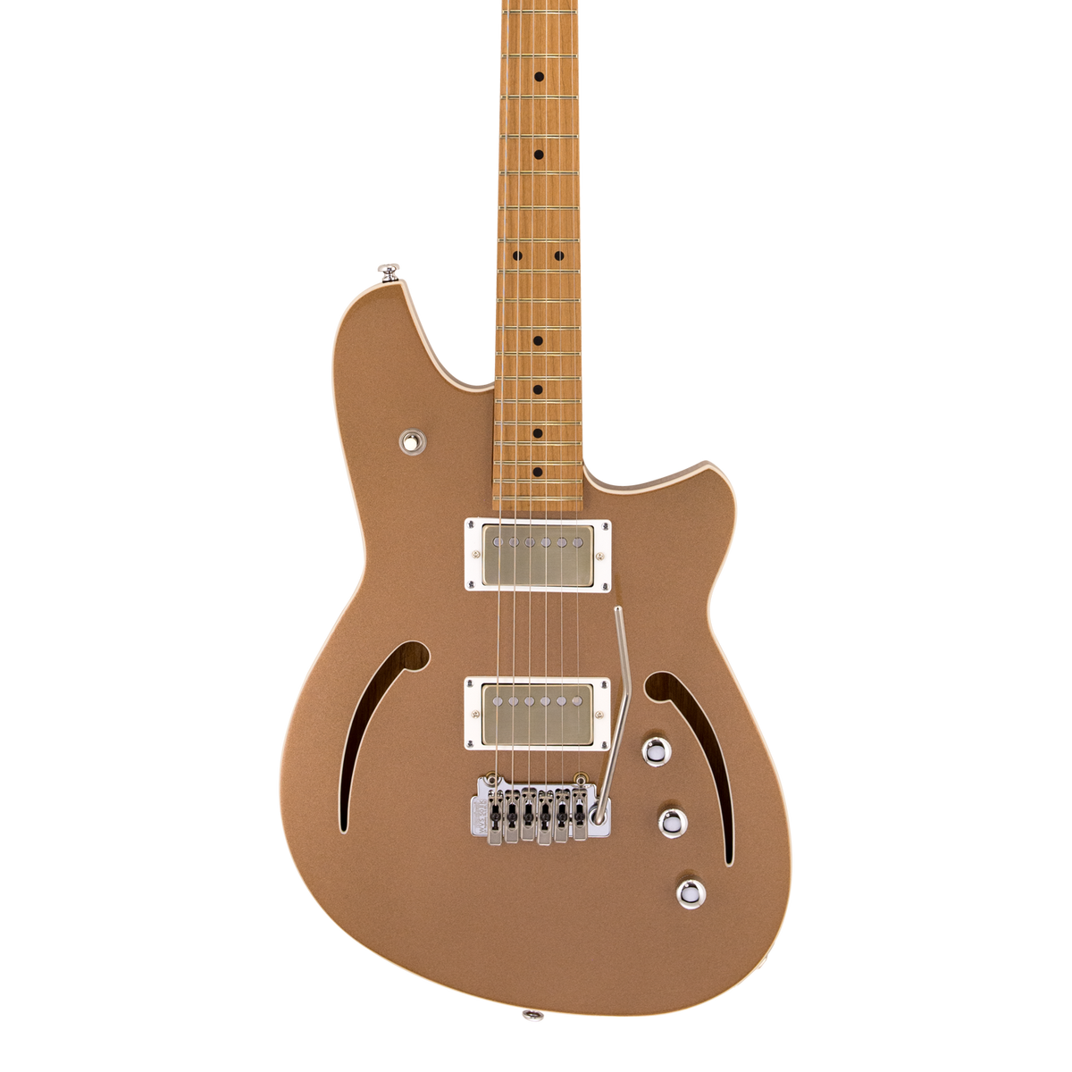 Front of Reverend Kingbolt Air HH Metallic Bronze.