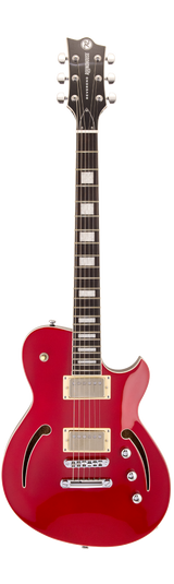 Full frontal of Reverend Roundhouse Air HH Metallic Cherry.