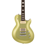 Front of Reverend Roundhouse H90 Metallic Limeade.