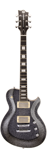 Full frontal of Reverend Roundhouse HH Black Sparkle.
