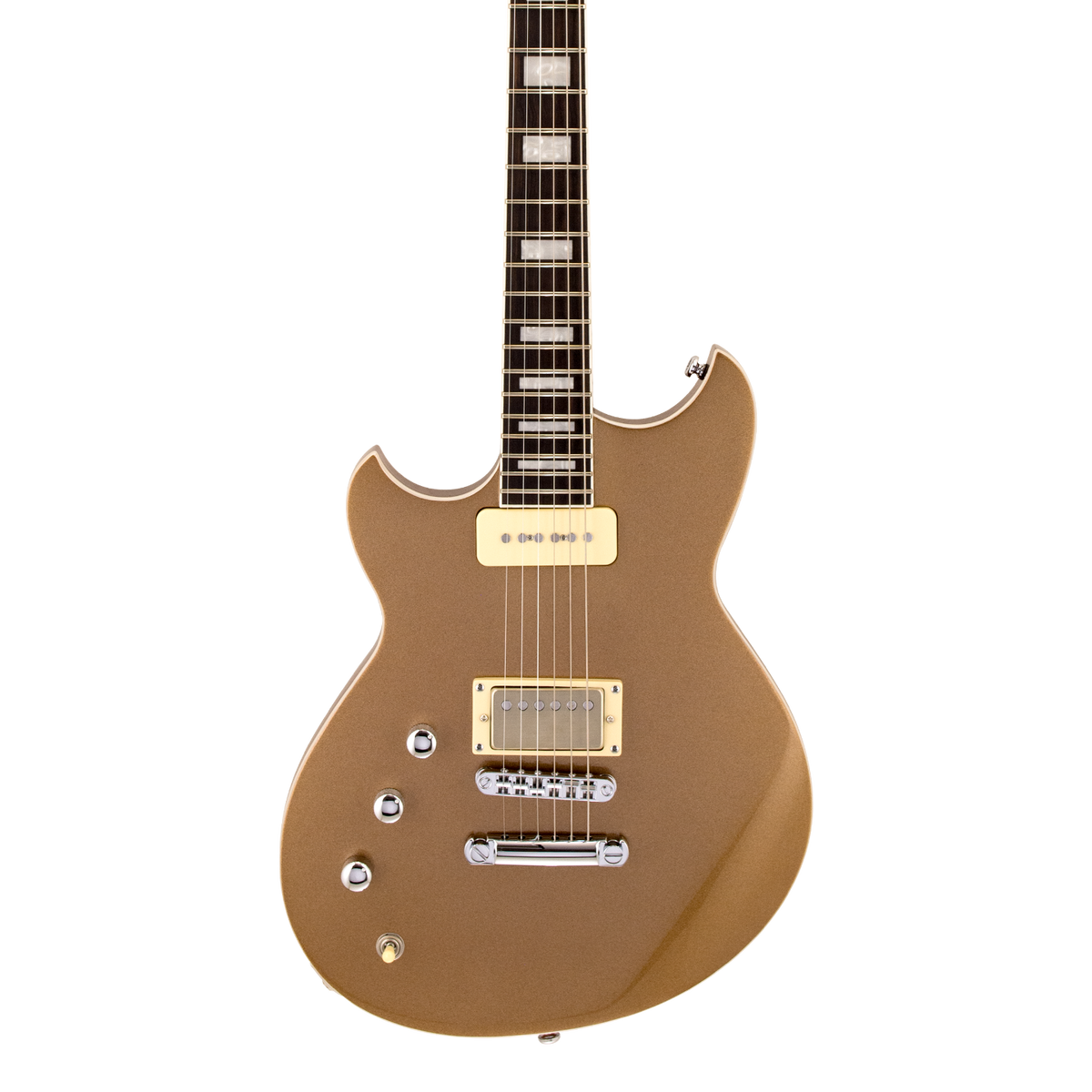 Front of Reverend Sensei H90 Left Handed Metallic Bronze.