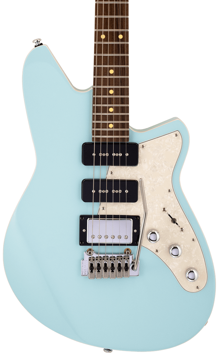 Front of Reverend Six Gun HPP Chronic Blue RW.