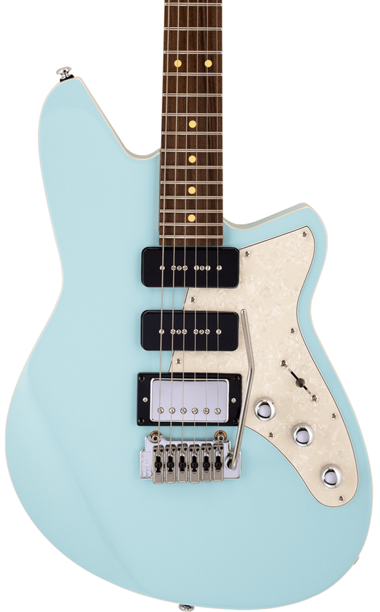 Front of Reverend Six Gun HPP Chronic Blue RW.