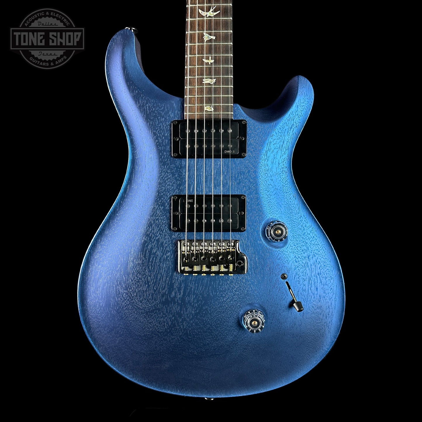 Front of body of PRS Standard 24 Satin Pearl Black w/case