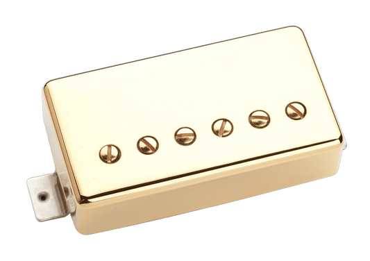Front of Seymour Duncan SH-PG1b Pearly Gates Bridge Humbucker Pickup - Gold.