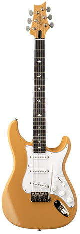 Full frontal of PRS Silver Sky Defender Limited Edition Sandglow Yellow.