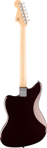 Back of Squier Paranormal Baritone Jazzmaster HH Laurel Oxblood.