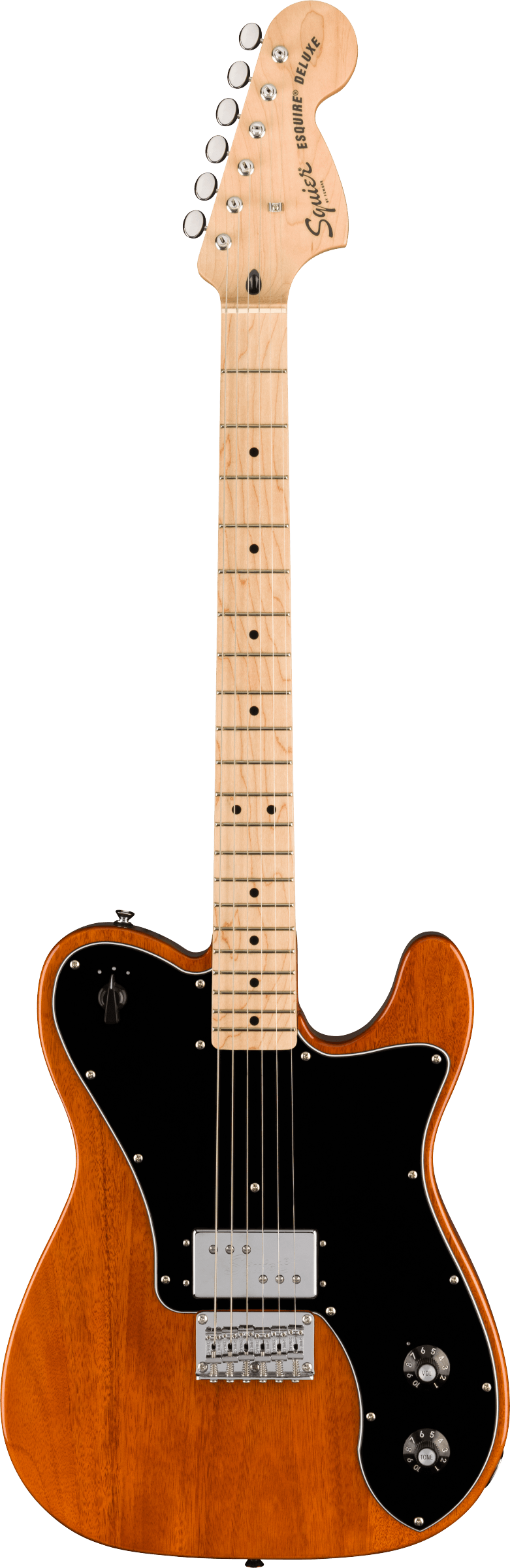 Full frontal of Squier Paranormal ESQUIRE DLX MN BPG MOC.