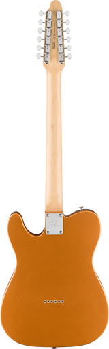 Back of Squier Paranormal Troy Van Leeuwen Telecaster XII Copper.