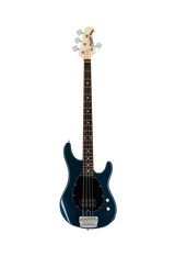 Full frontal of Sterling by Music Man Sterling SB14 Blue Pearl.