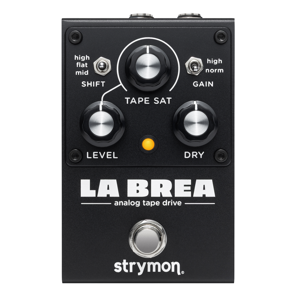 Top of Strymon La Brea Analog Tape Drive Pedal.
