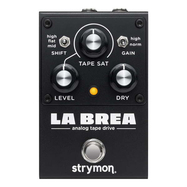 Top of Strymon La Brea Analog Tape Drive Pedal.