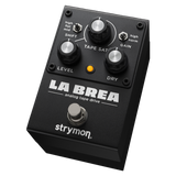 Front right angle of Strymon La Brea Analog Tape Drive Pedal.