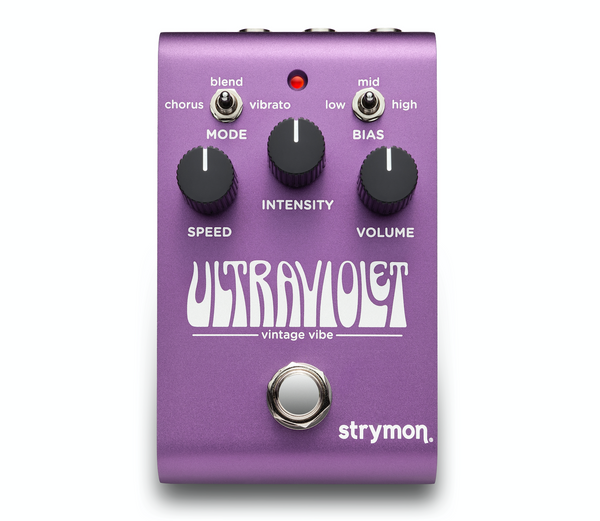 Top down of Strymon UltraViolet Vintage Vibe.