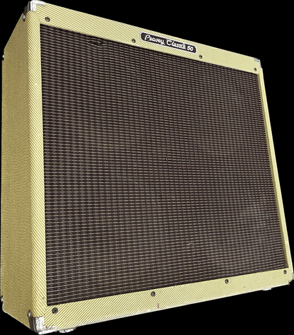 Side of Used 1992 Peavey Classic 50 4X10 50 Watt Tweed TFW2530