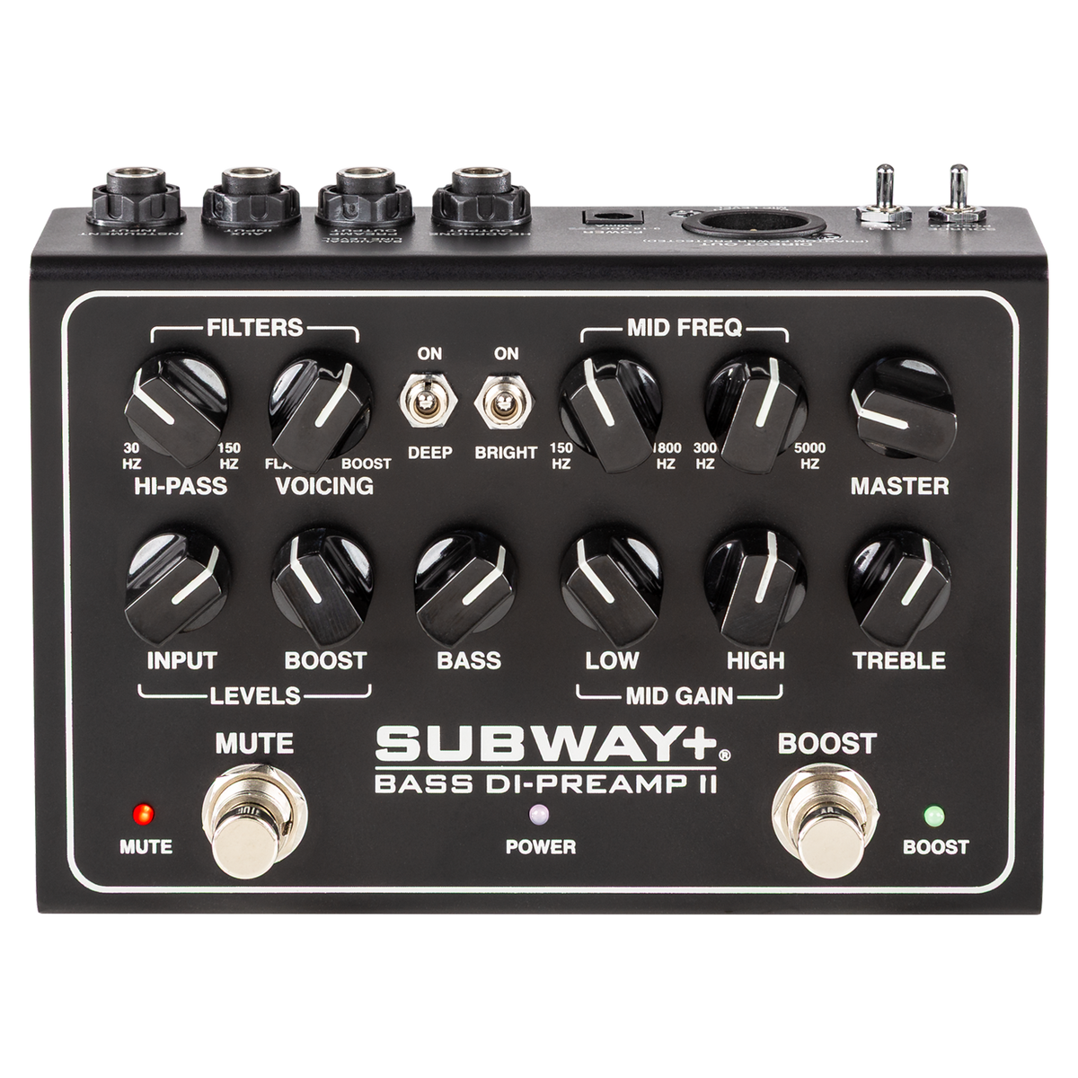 Top of Mesa/Boogie Subway+ Bass DI Black/Silver Screen.