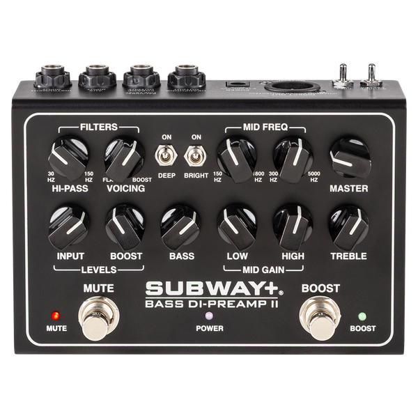 Top of Mesa/Boogie Subway+ Bass DI Black/Silver Screen.