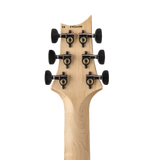 Back of headstock of PRS Tekton Black Tourmaline