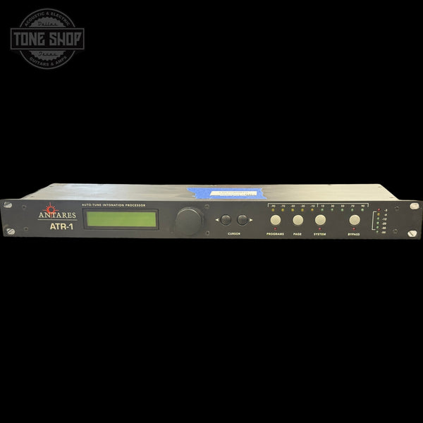 Antares ATR-1 audio processing device on a black background with 'Tone Shop' logo.