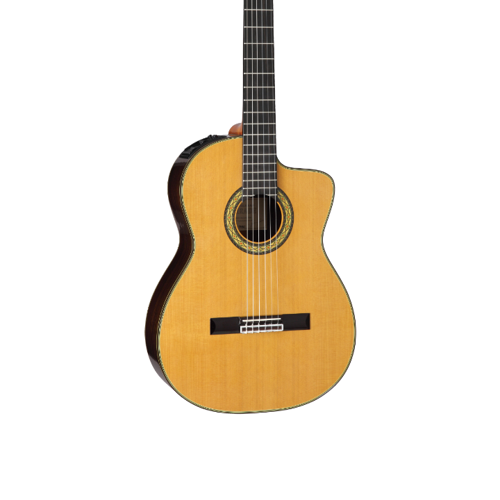 Front of Takamine EH5C.