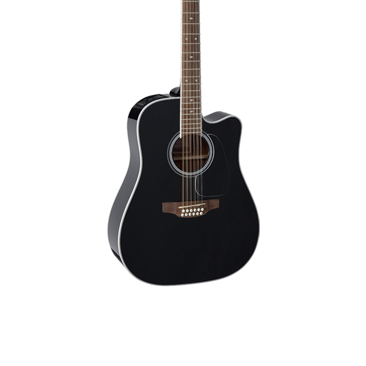 Front of Takamine GD38CE BLACK.