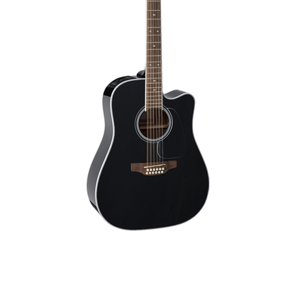 Front of Takamine GD38CE BLACK.