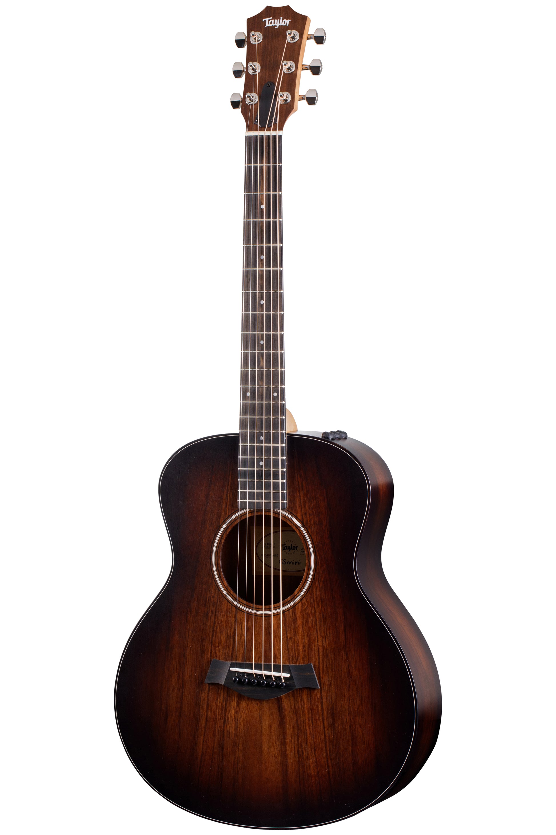 Taylor GS Mini-e Koa Plus Left Hand Shaded Edgeburst w/Aerocase 