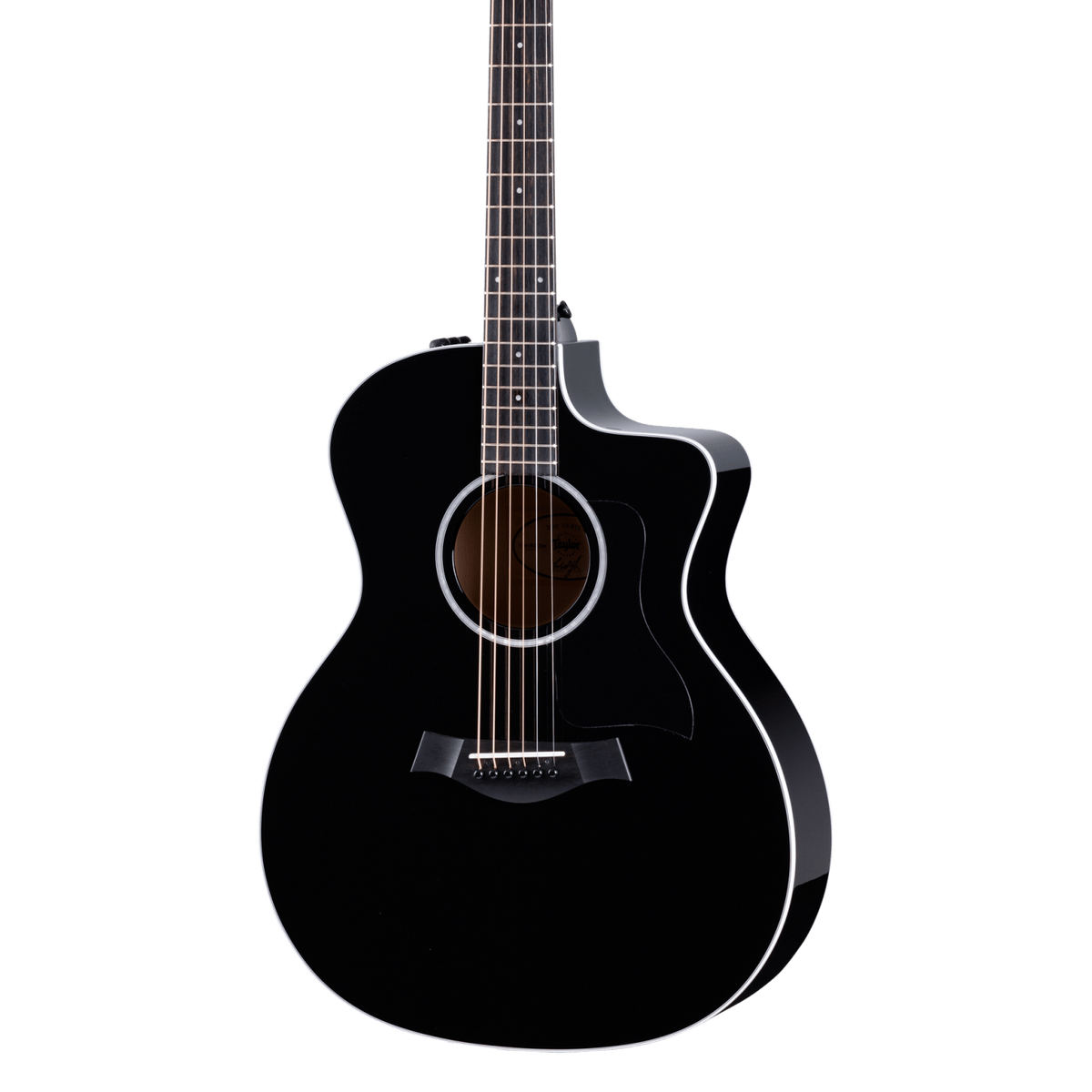Front of Taylor 214ce-BLK Plus.