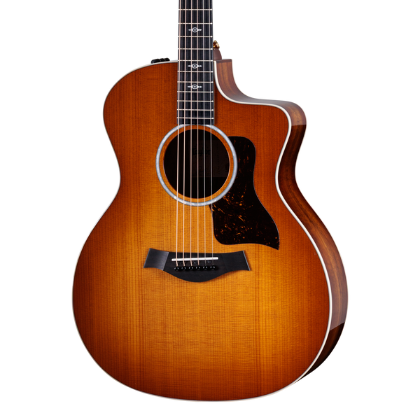 Front of Taylor 214ce-K DLX Special Edition Honeyburst.