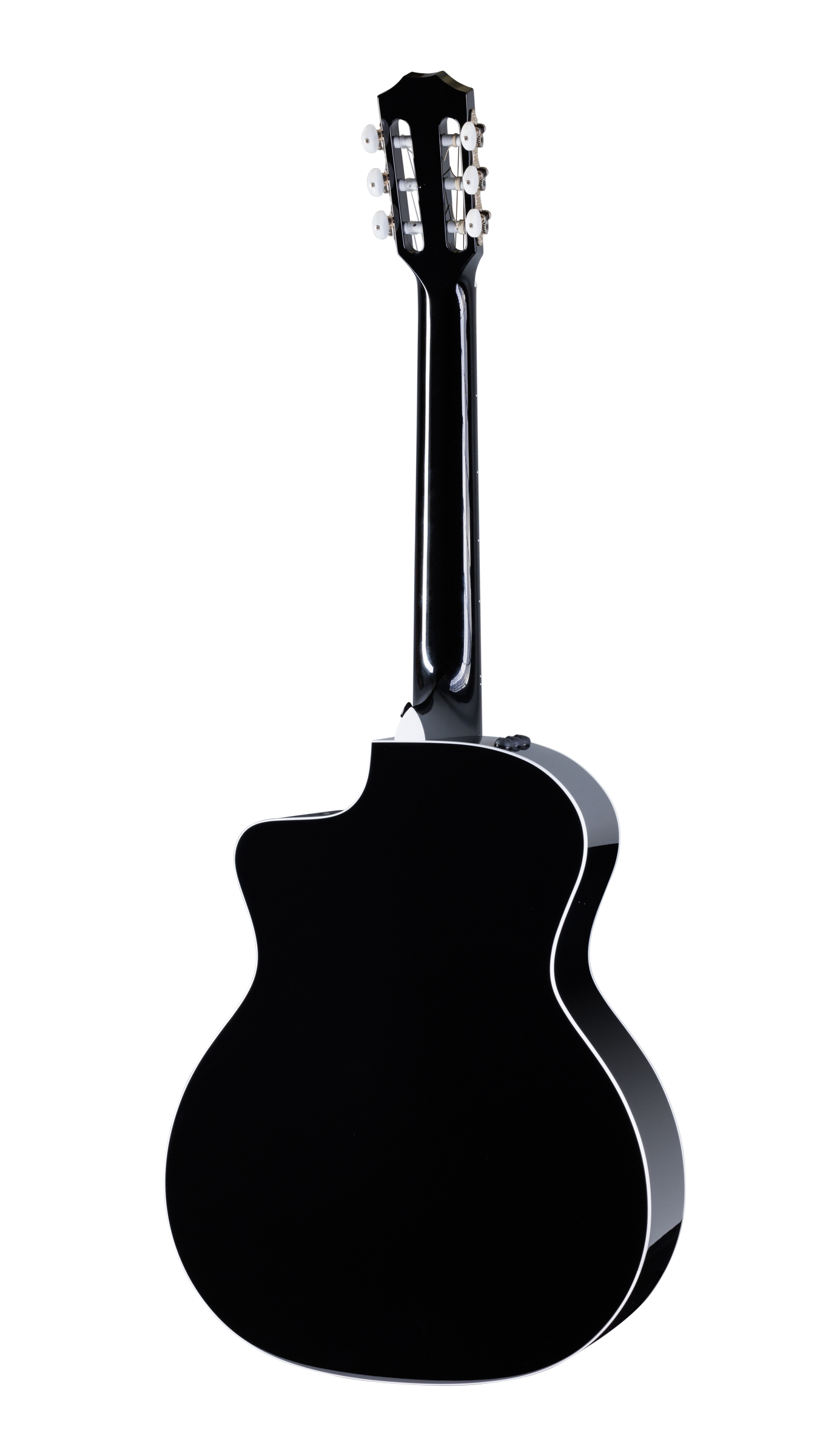 Back of Taylor 214ce-N BLK DLX Special Edition Black.