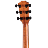 Back of headstock of Taylor 214ce DLX Special Edition Blacktop.