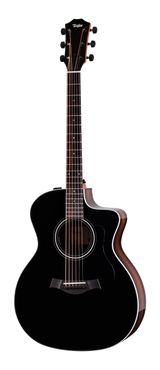 Full frontal of Taylor 214ce DLX Special Edition Blacktop.