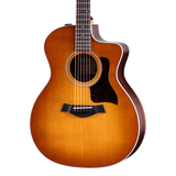 Front of Taylor 214ce Special Edition Honeyburst.