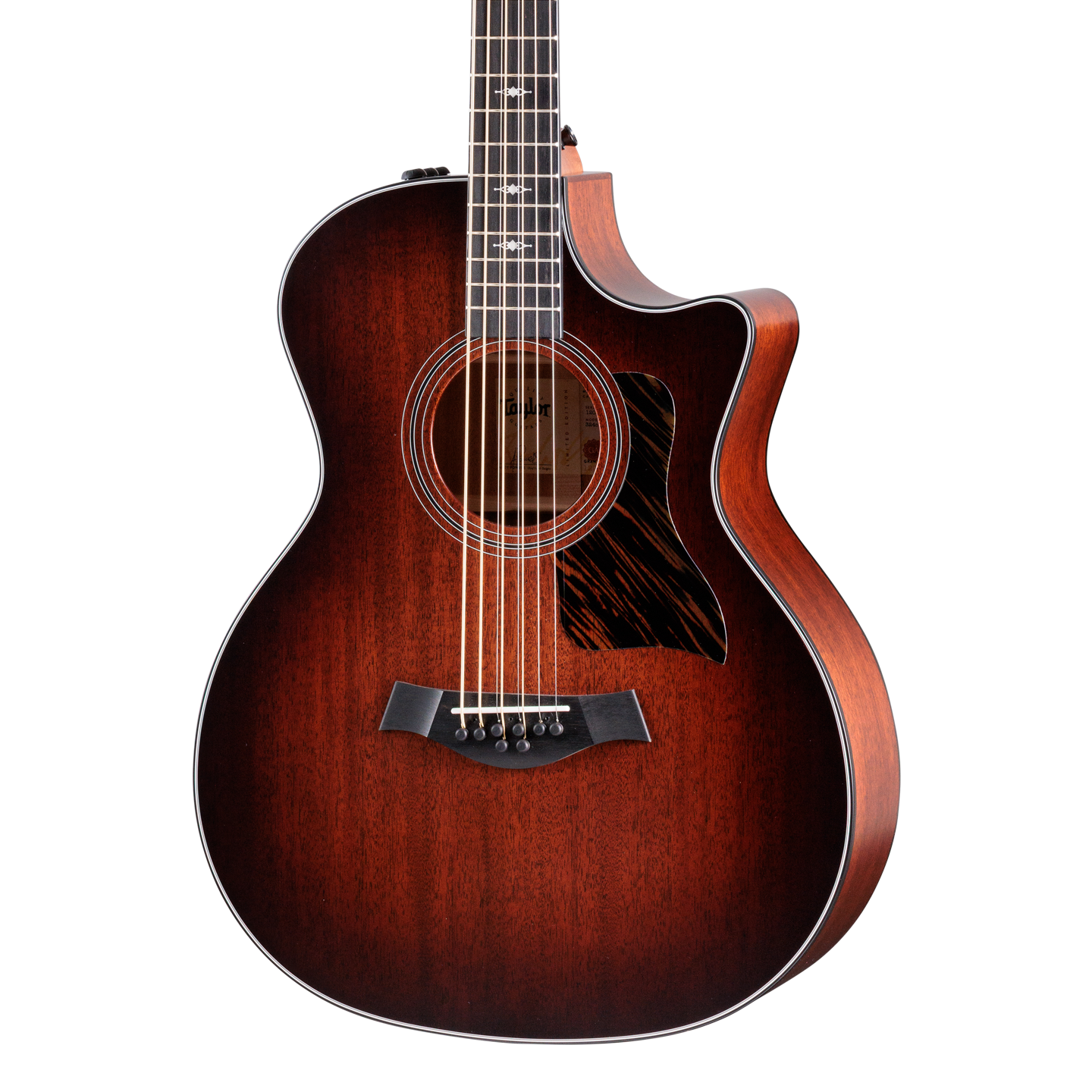 Front of Taylor 324ce Baritone 8 String Limited.