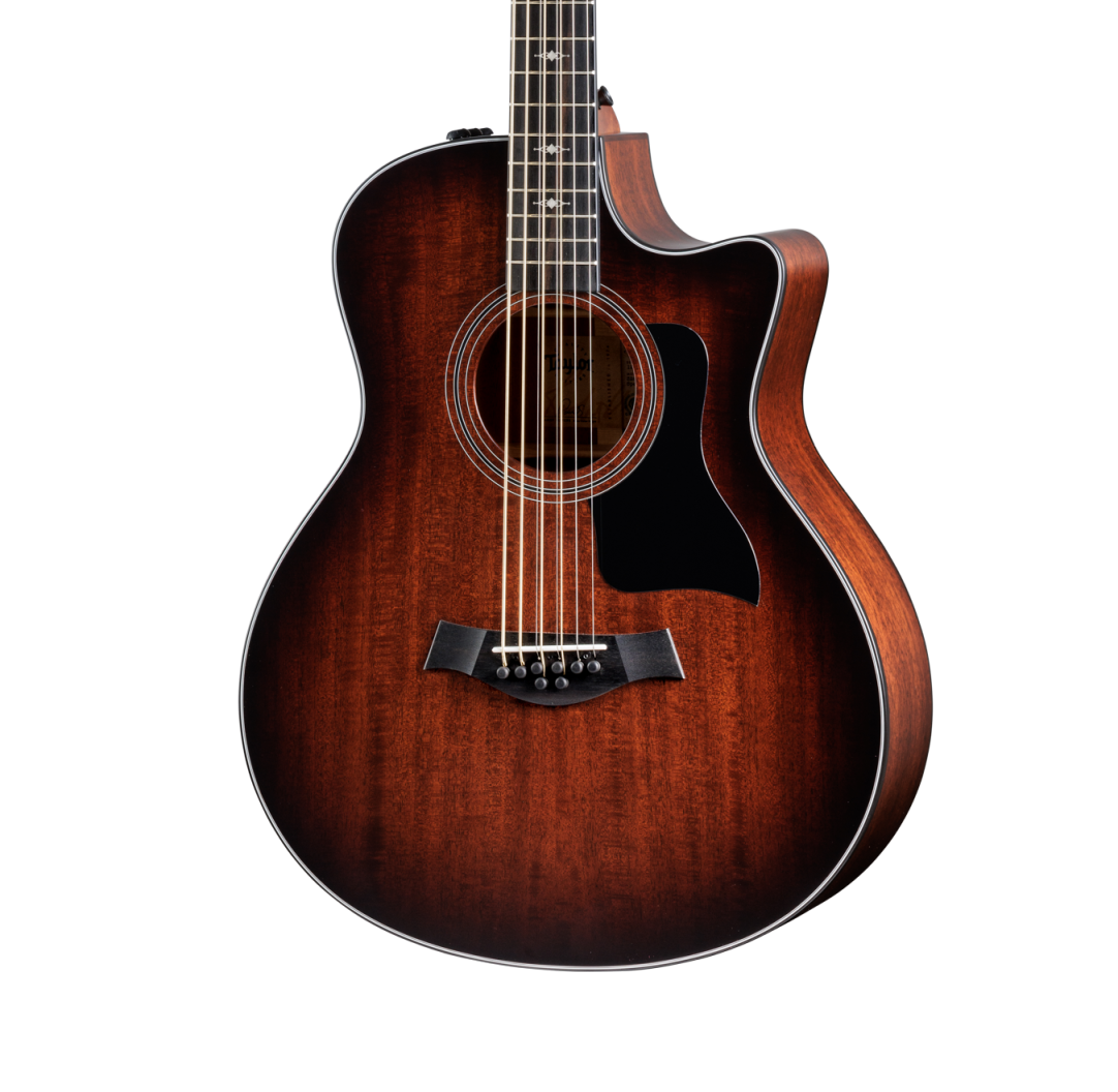 Front of Taylor 326ce Baritone-8 Special Edition 8-string Shaded Edgeburst.