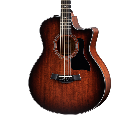 Front of Taylor 326ce Baritone-8 Special Edition 8-string Shaded Edgeburst.