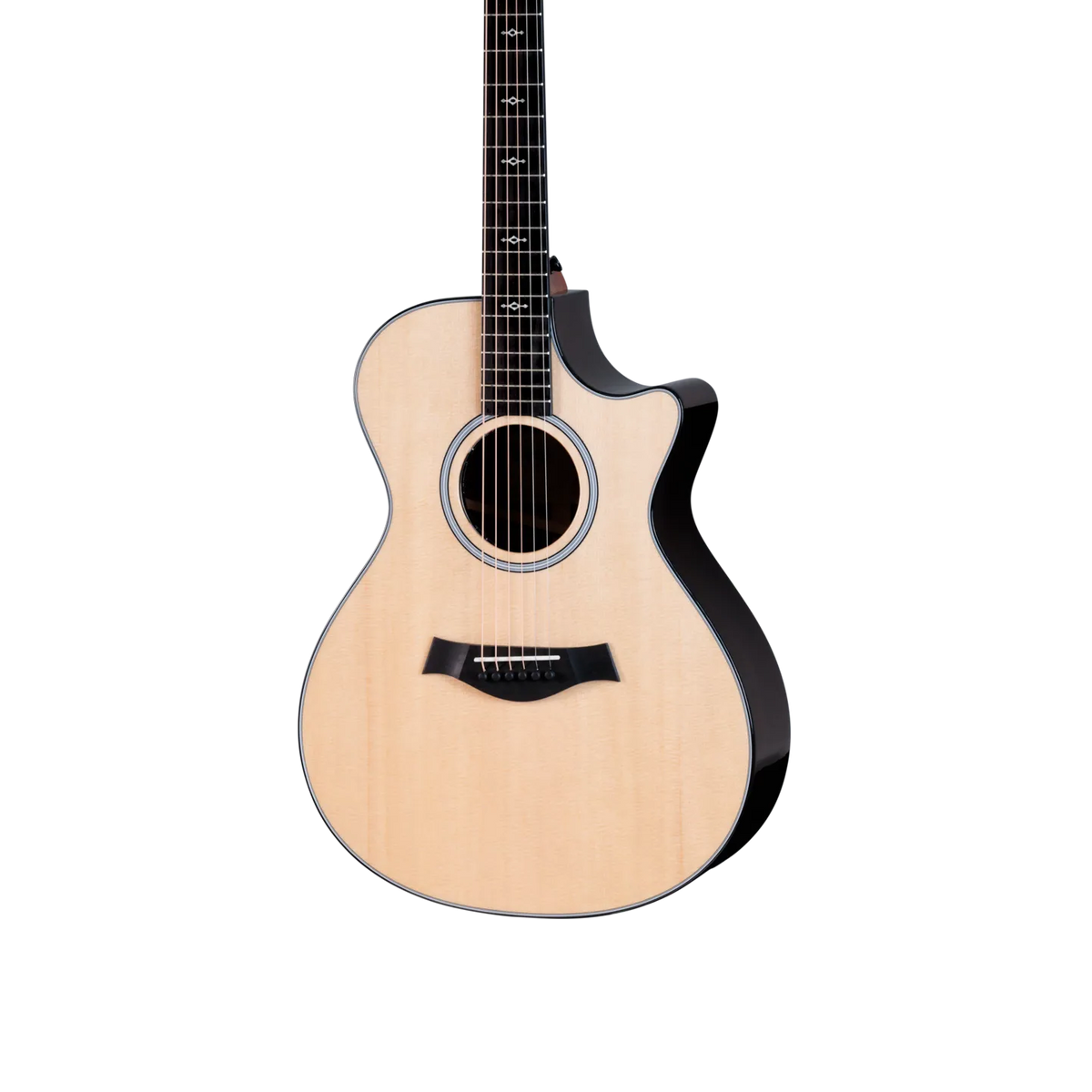 Front of Taylor 412ce Next Generation Indian Rosewood / Sitka Spruce Natural.