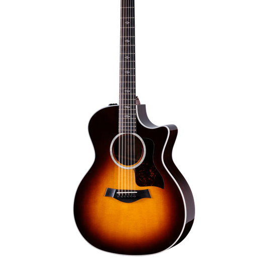 Front of Taylor 454ce 12-String Tobacco Sunburst.