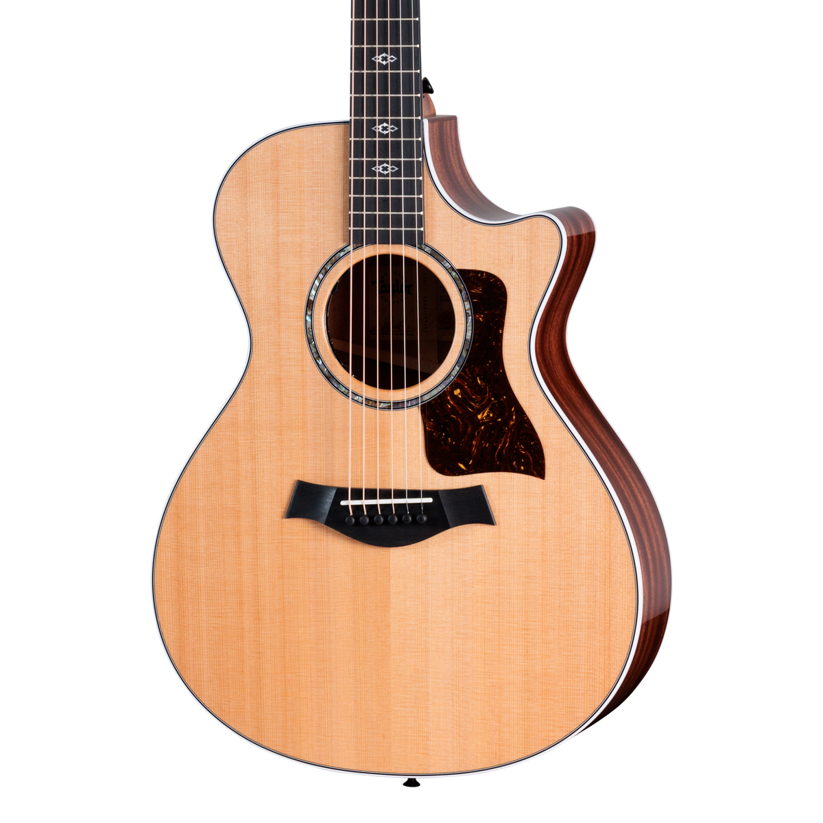Front of Taylor 512ce Next Generation Mahogany / Cedar.