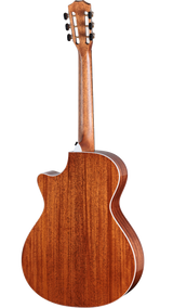 Back of Taylor 512ce Next Generation Mahogany/Cedar 12-Fret.