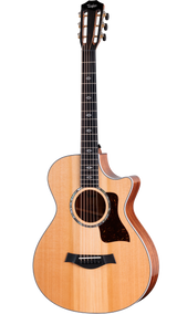 Full frontal of Taylor 512ce Next Generation Mahogany/Cedar 12-Fret.