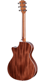 Back of Taylor 512ce Next Generation Mahogany / Cedar.