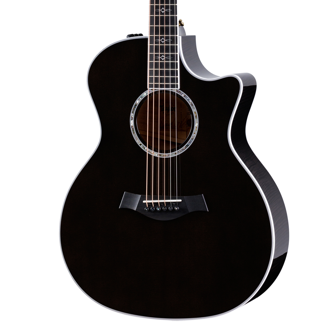 Front of Taylor 614ce Special Edition Gaslamp Black.