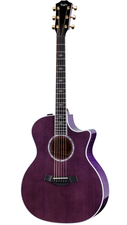 Full frontal of Taylor 614ce Special Edition Trans Purple.
