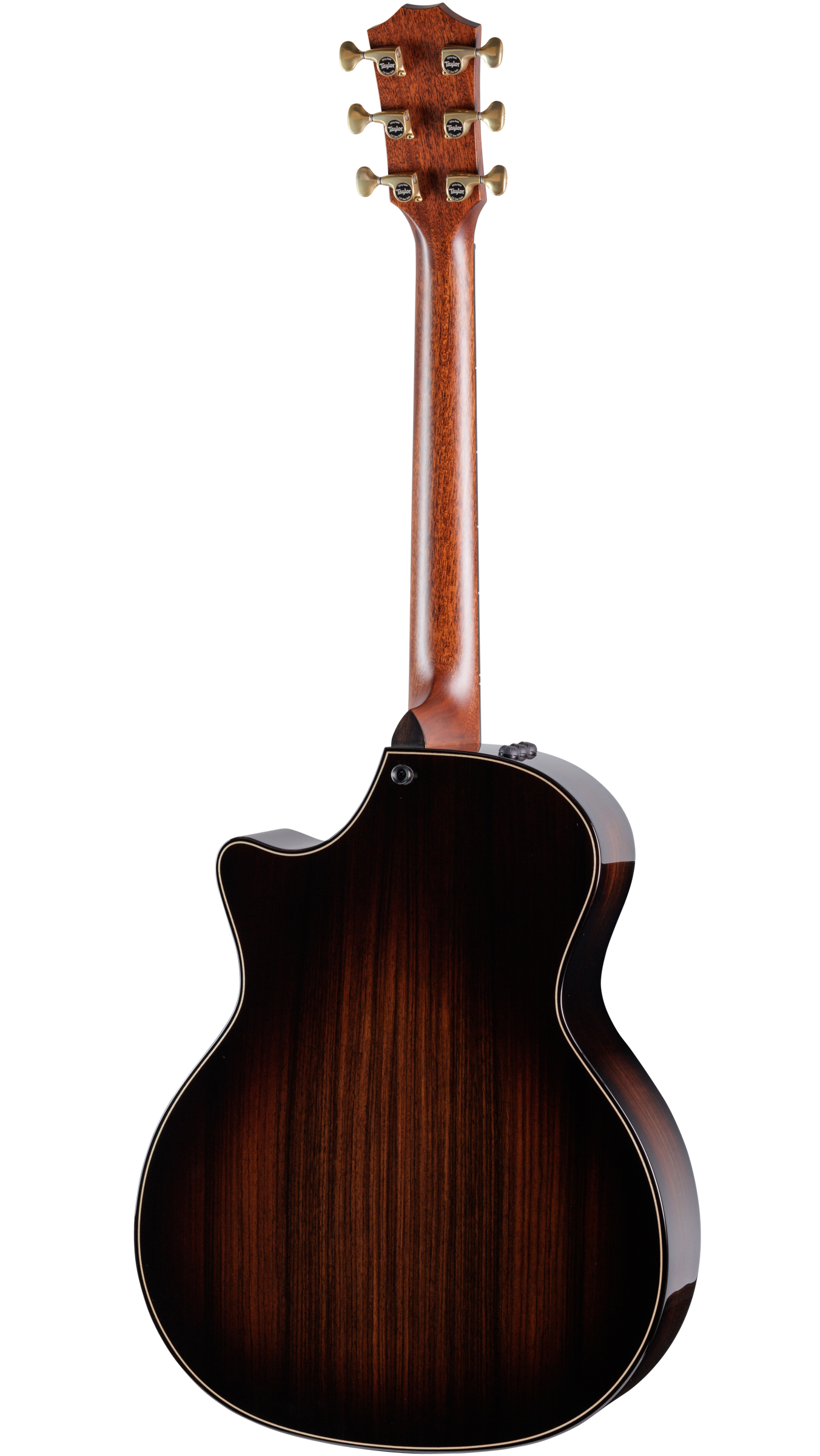 Back of Taylor Builder's Edition 814ce Blacktop Rosewood/Adi.