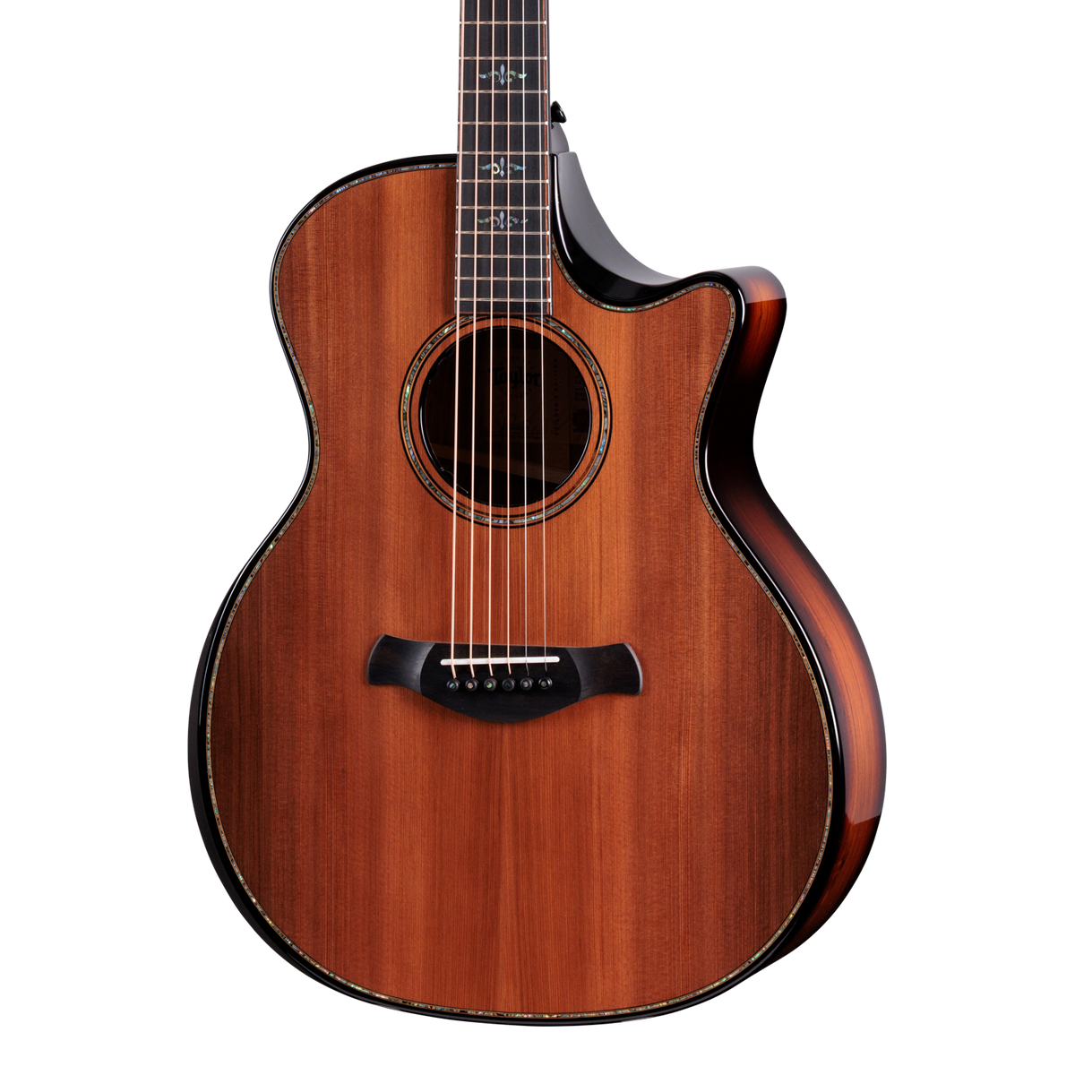 Front of Taylor Builder's Edition 914ce Honduran RW  Redwood Next Generation.